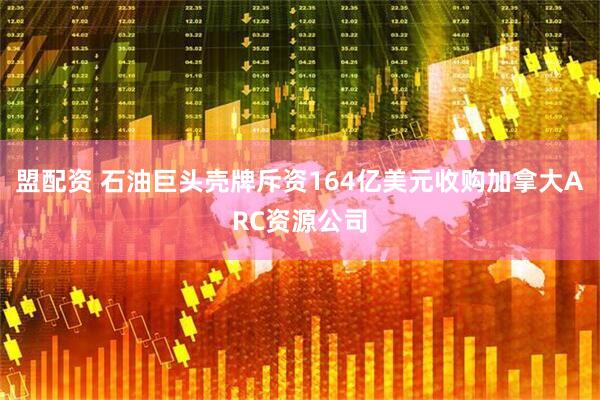 盟配资 石油巨头壳牌斥资164亿美元收购加拿大ARC资源公司